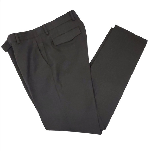 H&M  100% wool grey pants slim fit sz 33 - Picture 1 of 8
